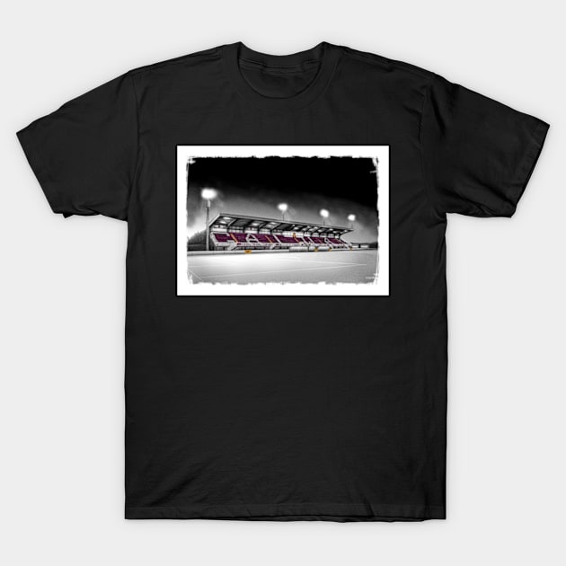 Eamonn Deacy Park - Galway United  League of Ireland Football Artwork T-Shirt by barrymasterson